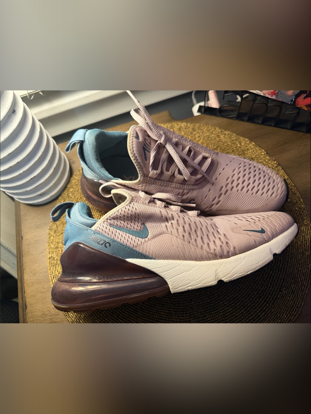 Nike Women’s Air Max 270 Pink Lavender & Teal Sneakers